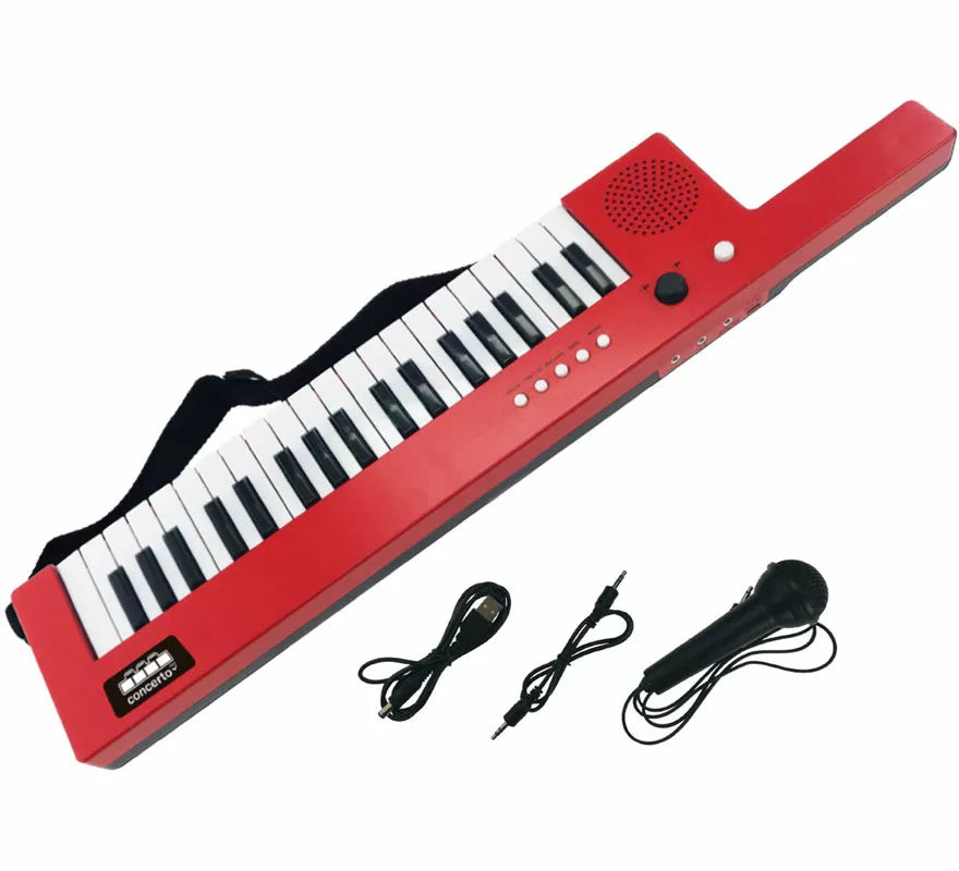 Translation missing: fr.Teclado Electrónico de 37 Teclas con Micrófono y Correa Bandolera