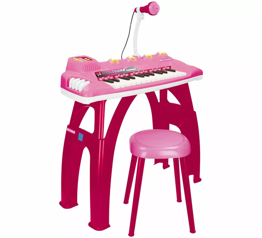 Translation missing: fr.Teclado Electrónico electrónico de 25 Teclas, con Luces rosa para niña