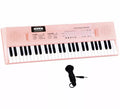 Teclado Electrónico rosa de 54 Teclas