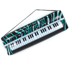 Clavier gonflable noir et bleu 70 cm