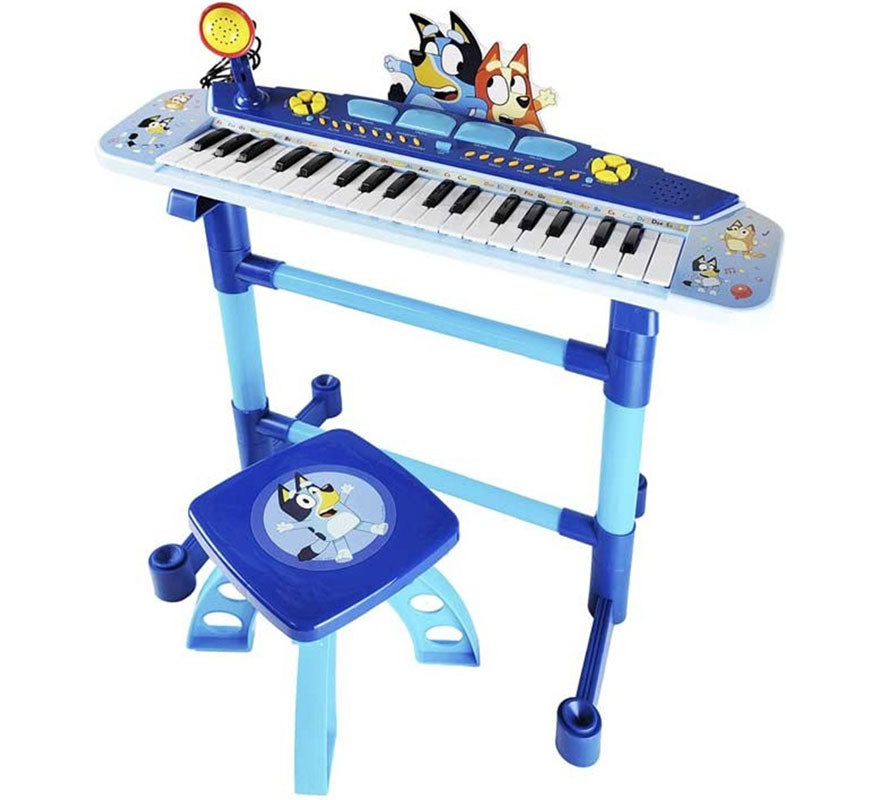 Translation missing: fr.Teclado Musical con Pie y Banqueta Bluey