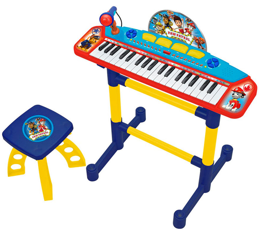 Translation missing: fr.Teclado Musical Paw Patrol con Pie y Banqueta