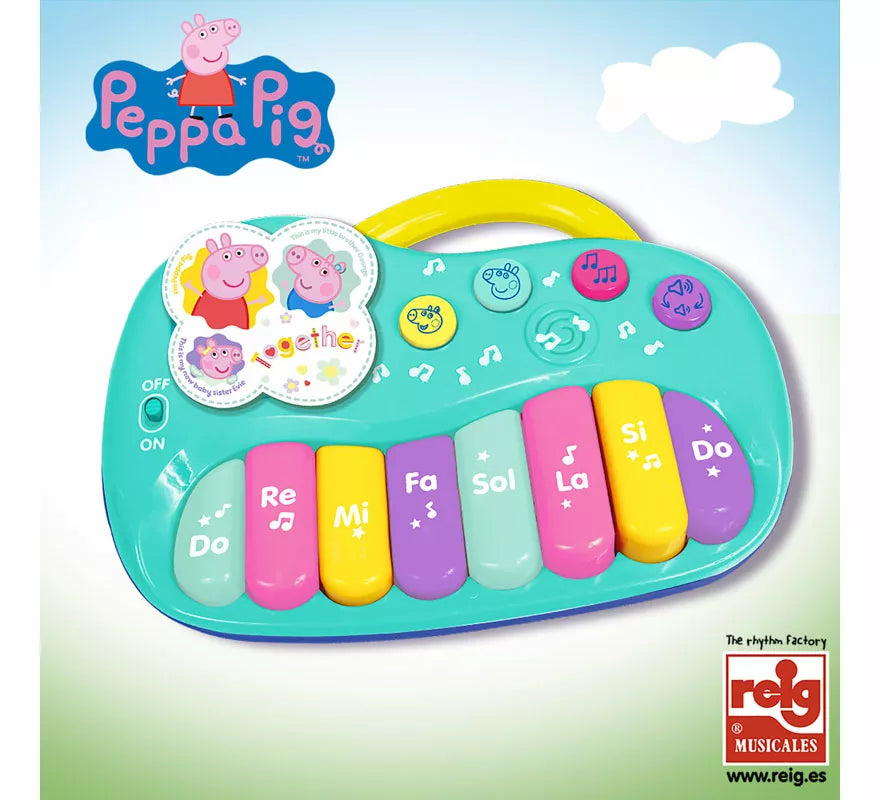 Teclado Musical Peppa Pig Electrónico