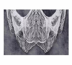 Tissu Déco Blanc 200X500 cm