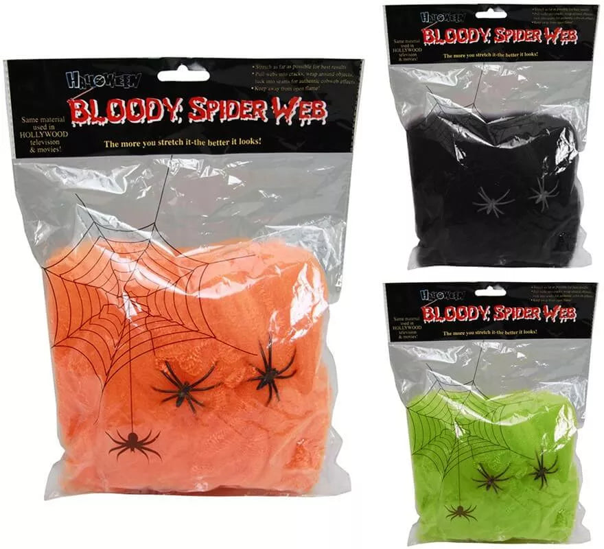 Translation missing: fr.Telaraña con 2 arañas en varios colores