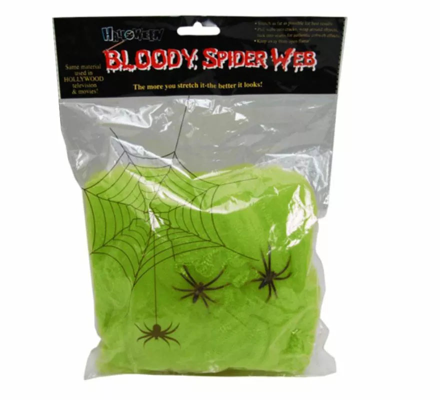 Translation missing: fr.Telaraña con 2 arañas en varios colores