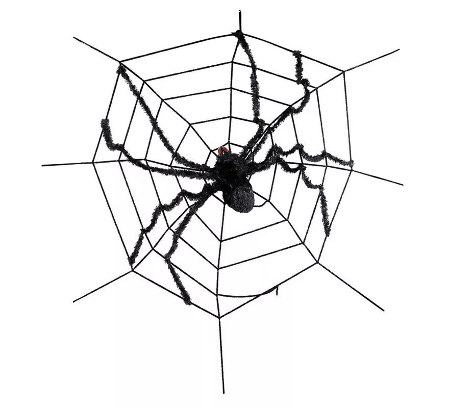 Translation missing: fr.Telaraña con Araña Gigante de 180X180 cm