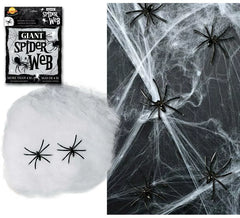 Toile d'Araignées 10 gr avec 1 araignée Décoration Halloween