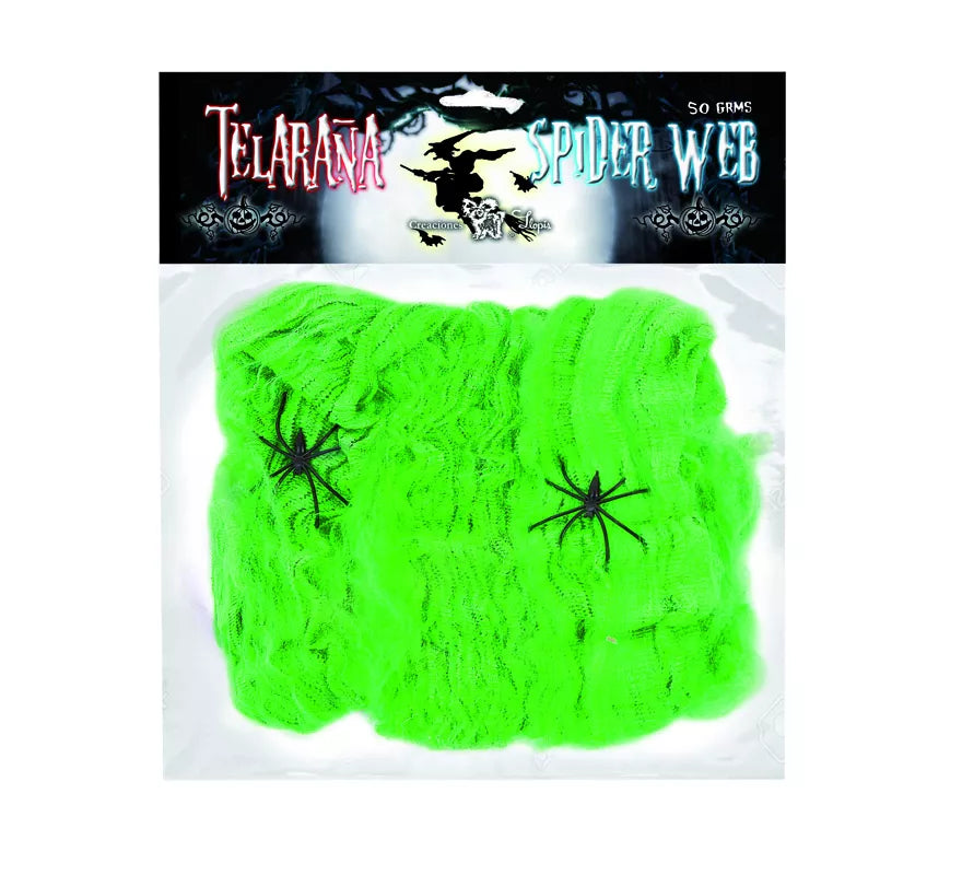 Translation missing: fr.Telaraña de 20 gr con 2 Arañas de colores surtidos