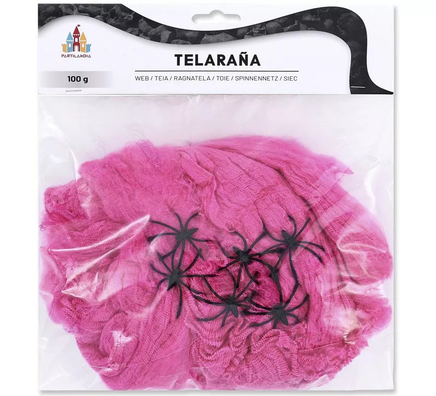 Translation missing: fr.Telaraña fucsia de 100 gr