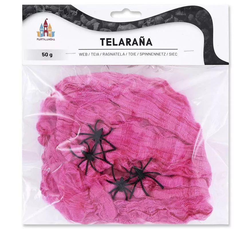 Translation missing: fr.Telaraña fucsia de 50 gr