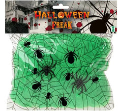 Toile d'Araignée Verte 20g. Halloween
