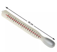Thermomètre en plastique blanc de 35 cm