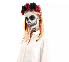 Diadème du Jour des Morts avec Roses