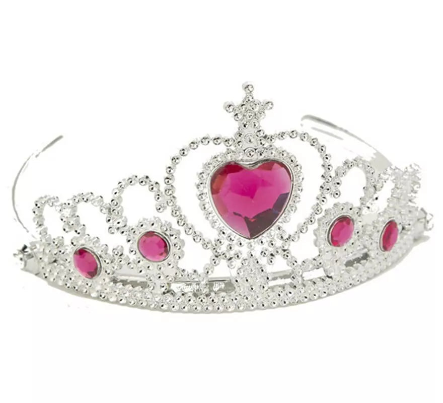 Translation missing: fr.Tiara de Reina con Diamante de Corazón