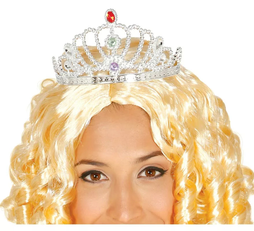 Translation missing: fr.Tiara o Diadema de Princesa de color plata