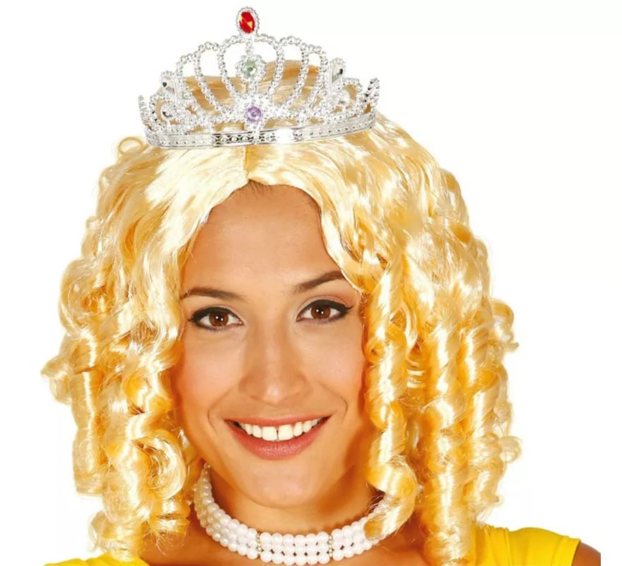 Translation missing: fr.Tiara o Diadema de Princesa de color plata
