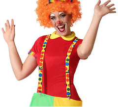 Multicolor clown bretelles
