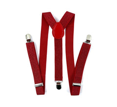 Bretelles rouge foncé vif