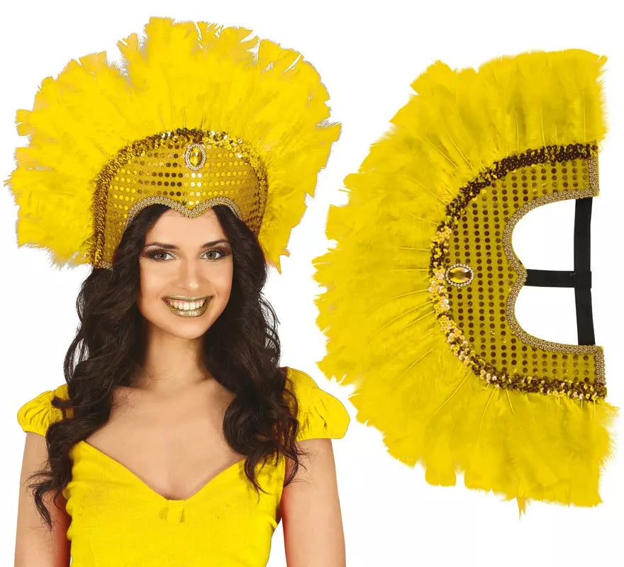 Translation missing: fr.Tocado de Plumas en varios colores