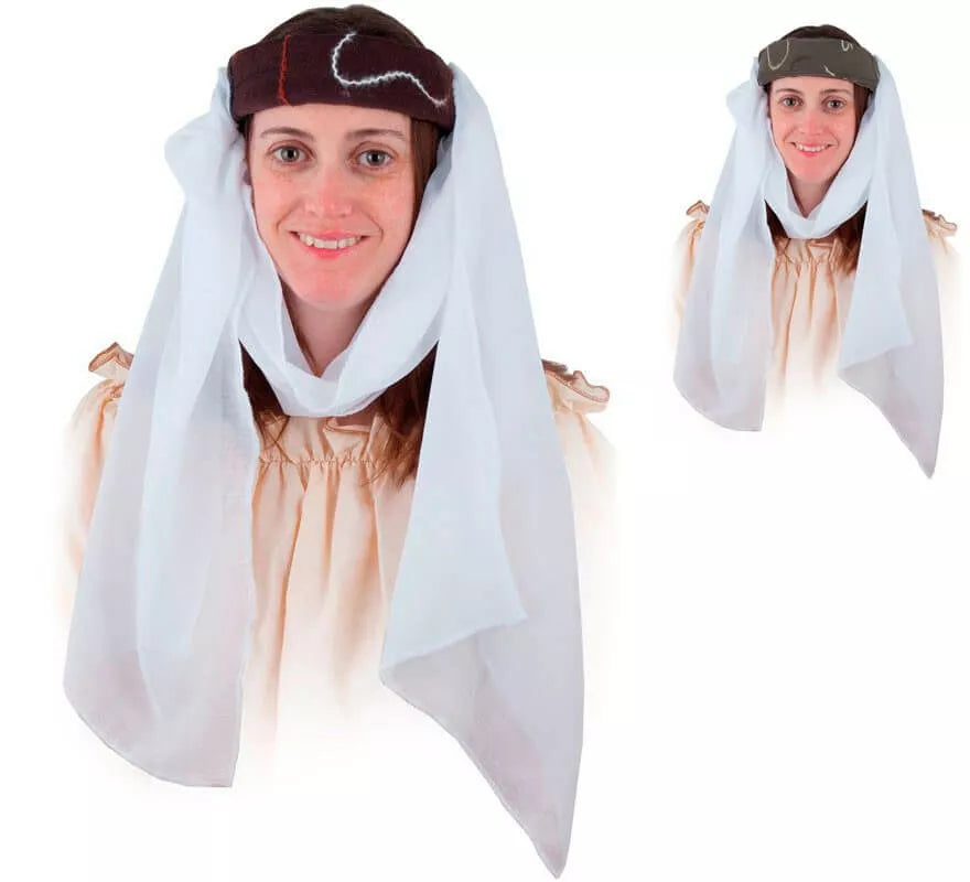 Translation missing: fr.Tocado Medieval con Bordado en varios colores