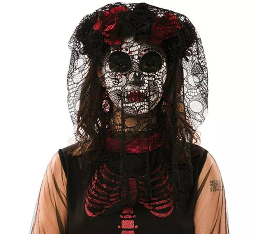 Translation missing: fr.Tocado y Velo Negro del Día de los Muertos