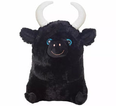 Taureau en peluche de différentes tailles