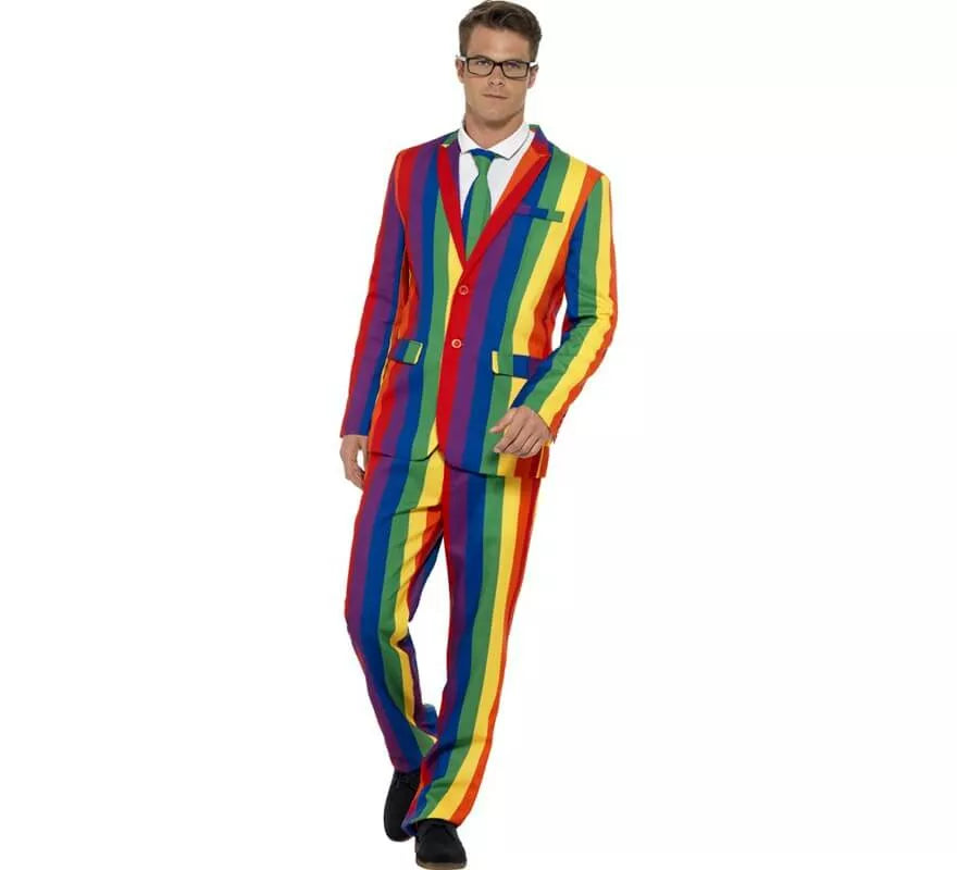 Translation missing: fr.Traje Divertido Arco Iris para hombre