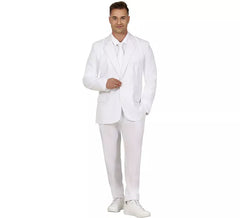Costume drôle blanc élégant pour hommes
