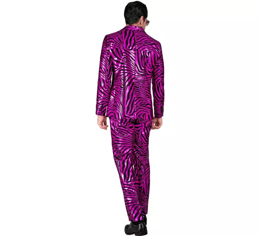 Translation missing: fr.Traje Divertido de Fiesta animal print púrpura para hombre