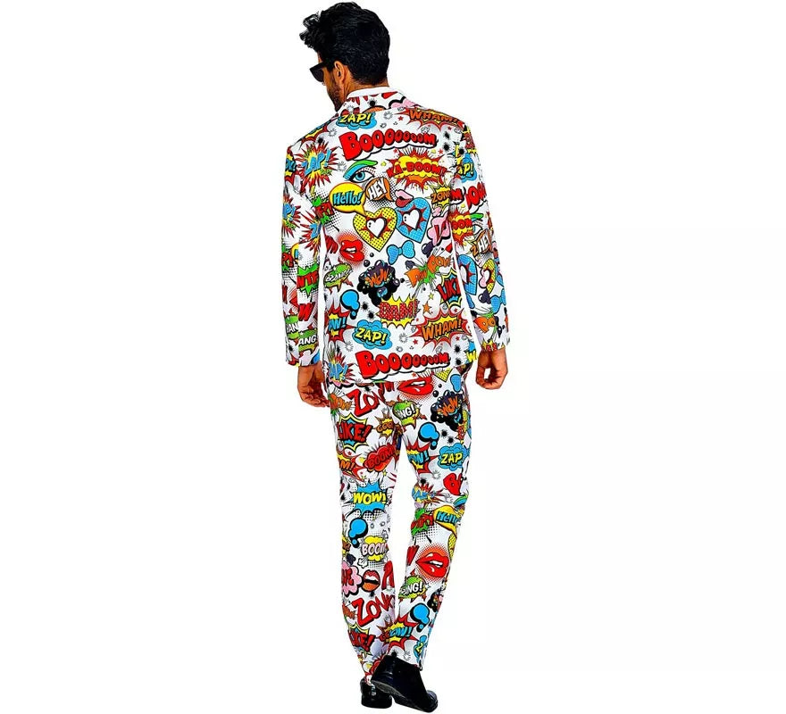 Translation missing: fr.Traje Divertido de los años 60 Arte Pop para hombre
