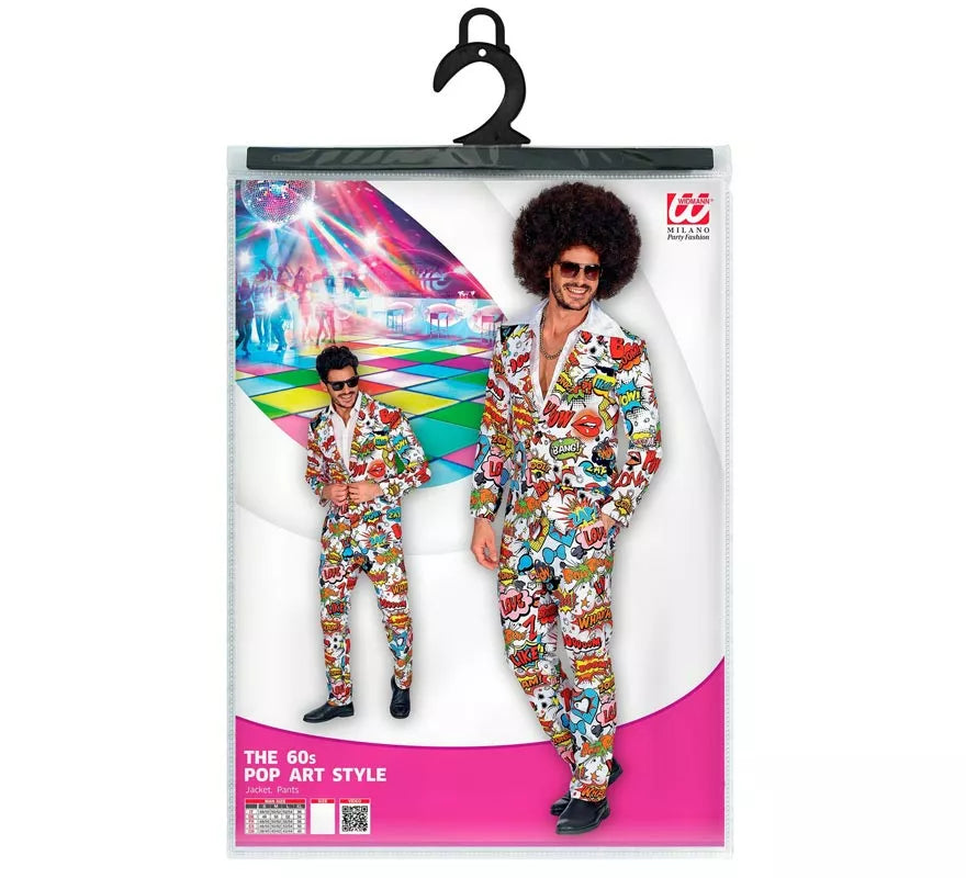 Translation missing: fr.Traje Divertido de los años 60 Arte Pop para hombre