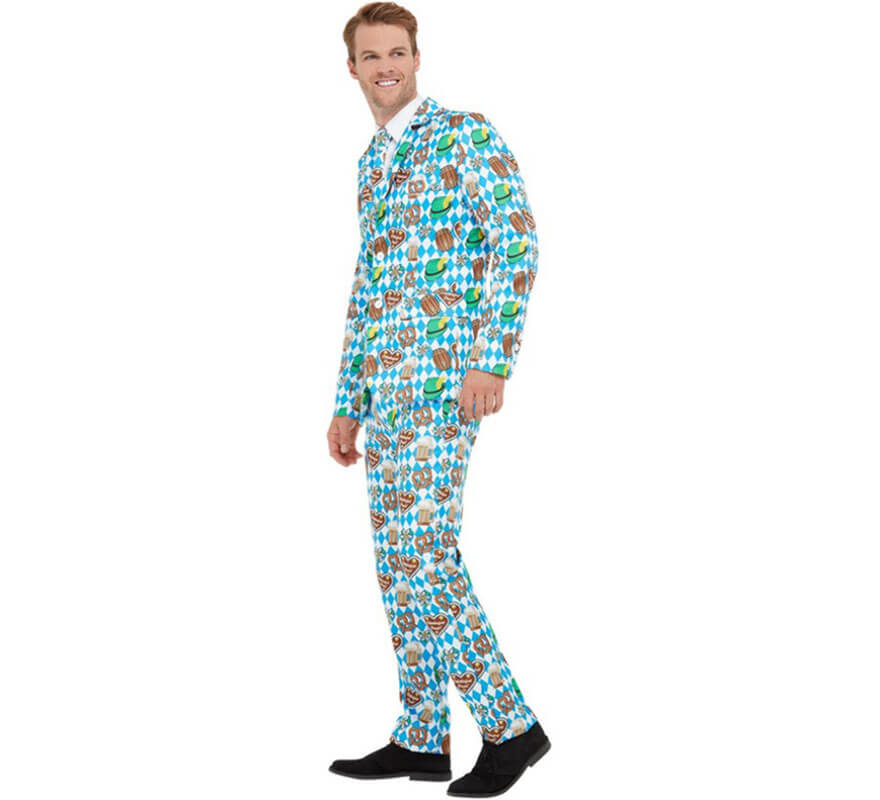 Translation missing: fr.Traje Divertido de Oktoberfest Azul para hombre