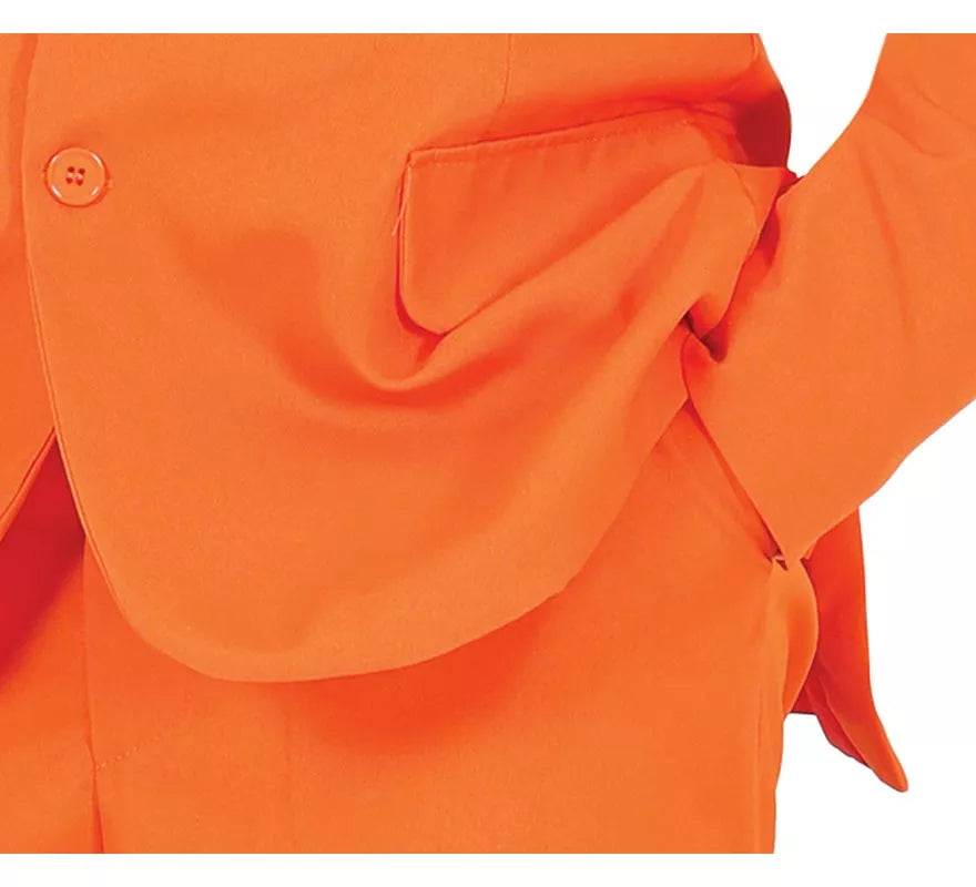 Traje Divertido naranja elegante para hombre