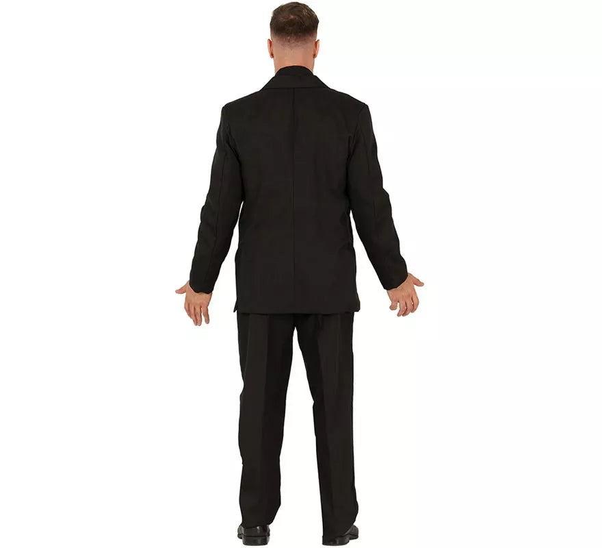 Translation missing: fr.Traje Divertido negro mate para hombre