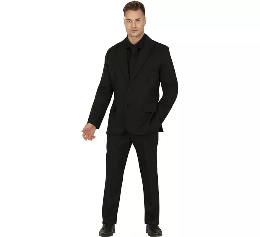 Translation missing: fr.Traje Divertido negro mate para hombre