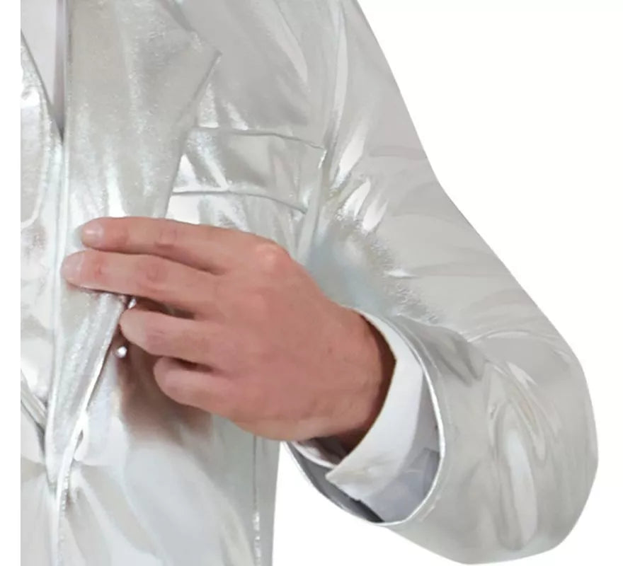 Translation missing: fr.Traje Divertido plateado para hombre