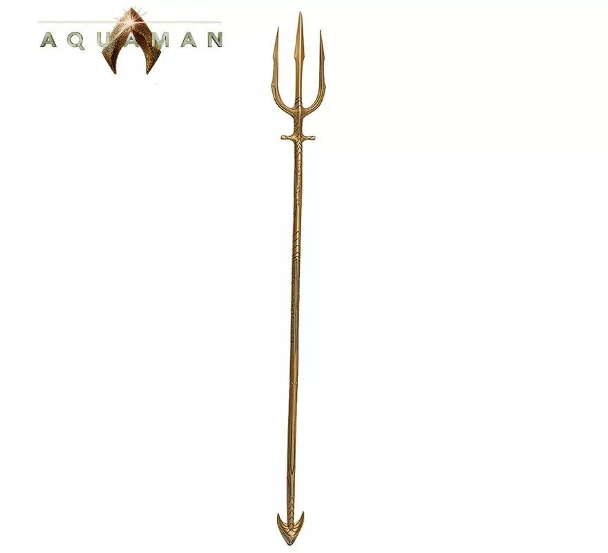 Translation missing: fr.Tridente de Aquaman Dorado desmontable de 120 cm