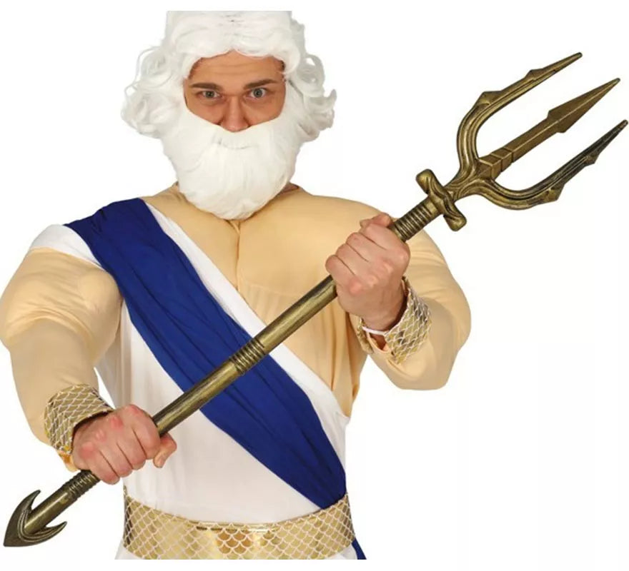 Translation missing: fr.Tridente de Neptuno Color Oro de 94 cm