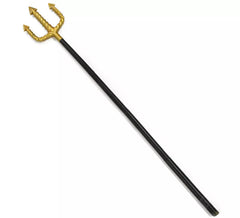 Trident doré de Neptune 137 cm