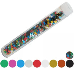 Tube de Confetti d´Étoiles plusieurs couleurs
