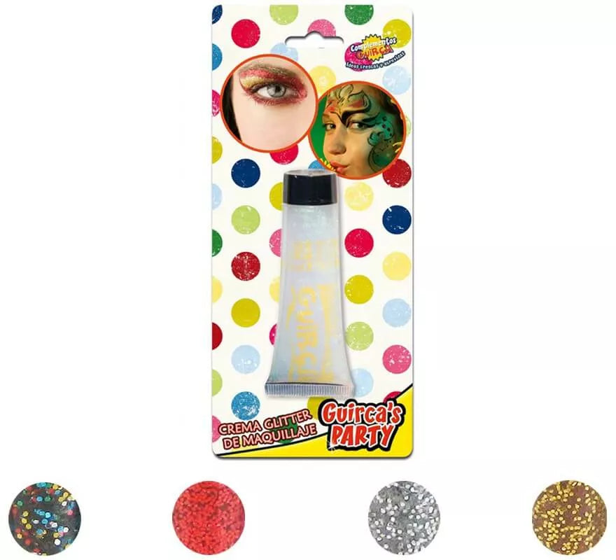 Translation missing: fr.Tubo maquillaje en crema glitter 20 ml en varios colores