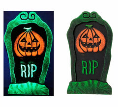 Tombeau de citrouille fluorescent 23x41x2,3 cm