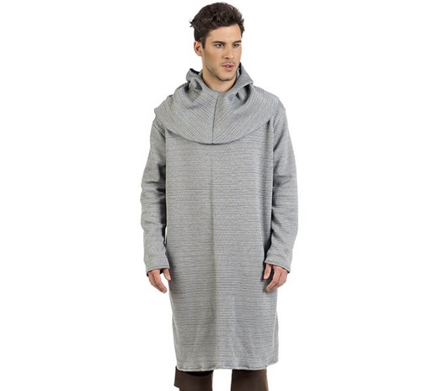 Translation missing: fr.Túnica de Cota De Malla Gris para hombre