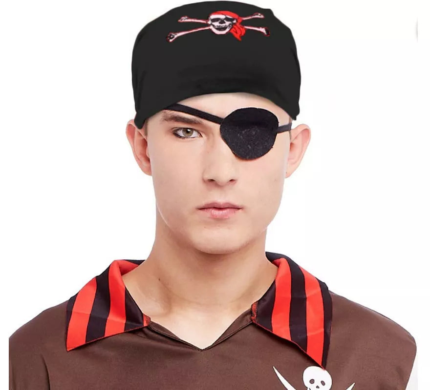 Translation missing: fr.Turbante de Pirata con calavera adulto en colores surtidos