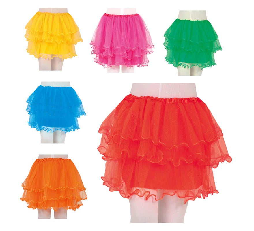 Translation missing: fr.Tutú con Volantes de 35 cm Infantil en varios colores