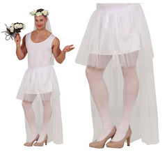 Tutu de mariée blanc 80 cm