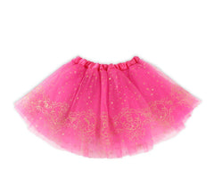 Tutu de princesse rose et doré 30x24 cm