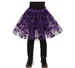 Tutu décoré lilas avec chauves-souris 30 cm