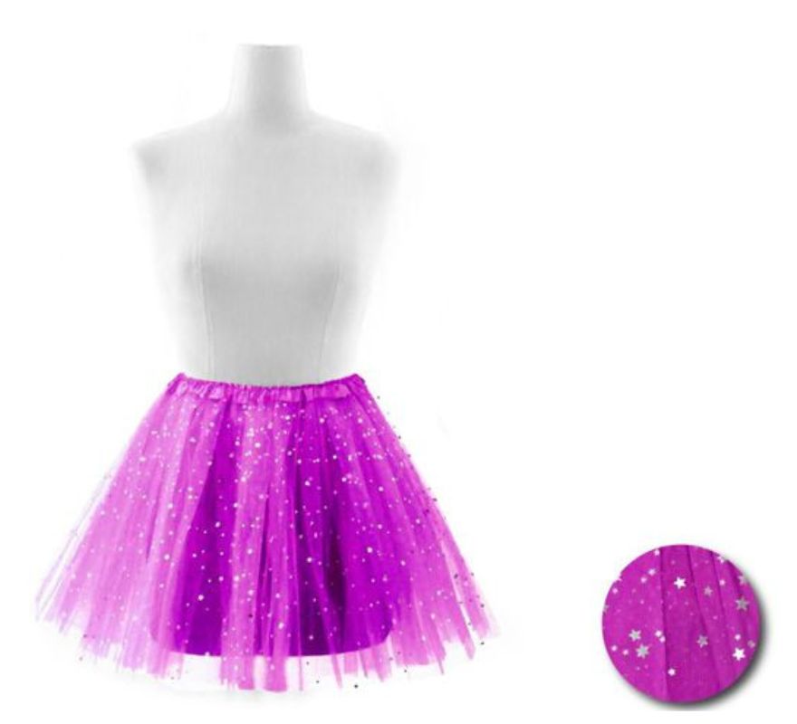 Translation missing: fr.Tutú Estrellas en varios colores para mujer de 40 cm